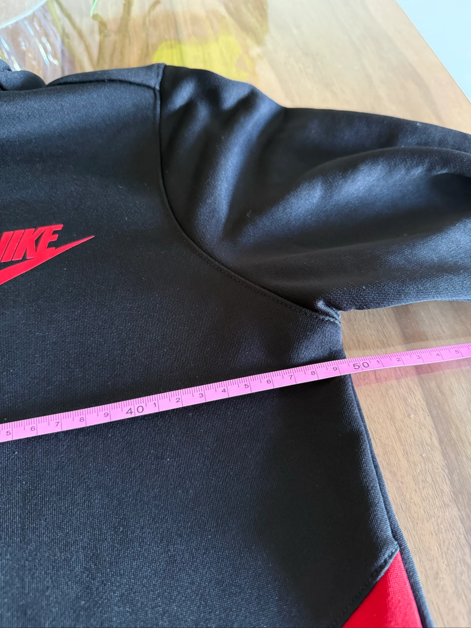 Veste Nike junior XL 158-170 cm preto vermelho zipeado esporte adol 14-16 anos – photo 10